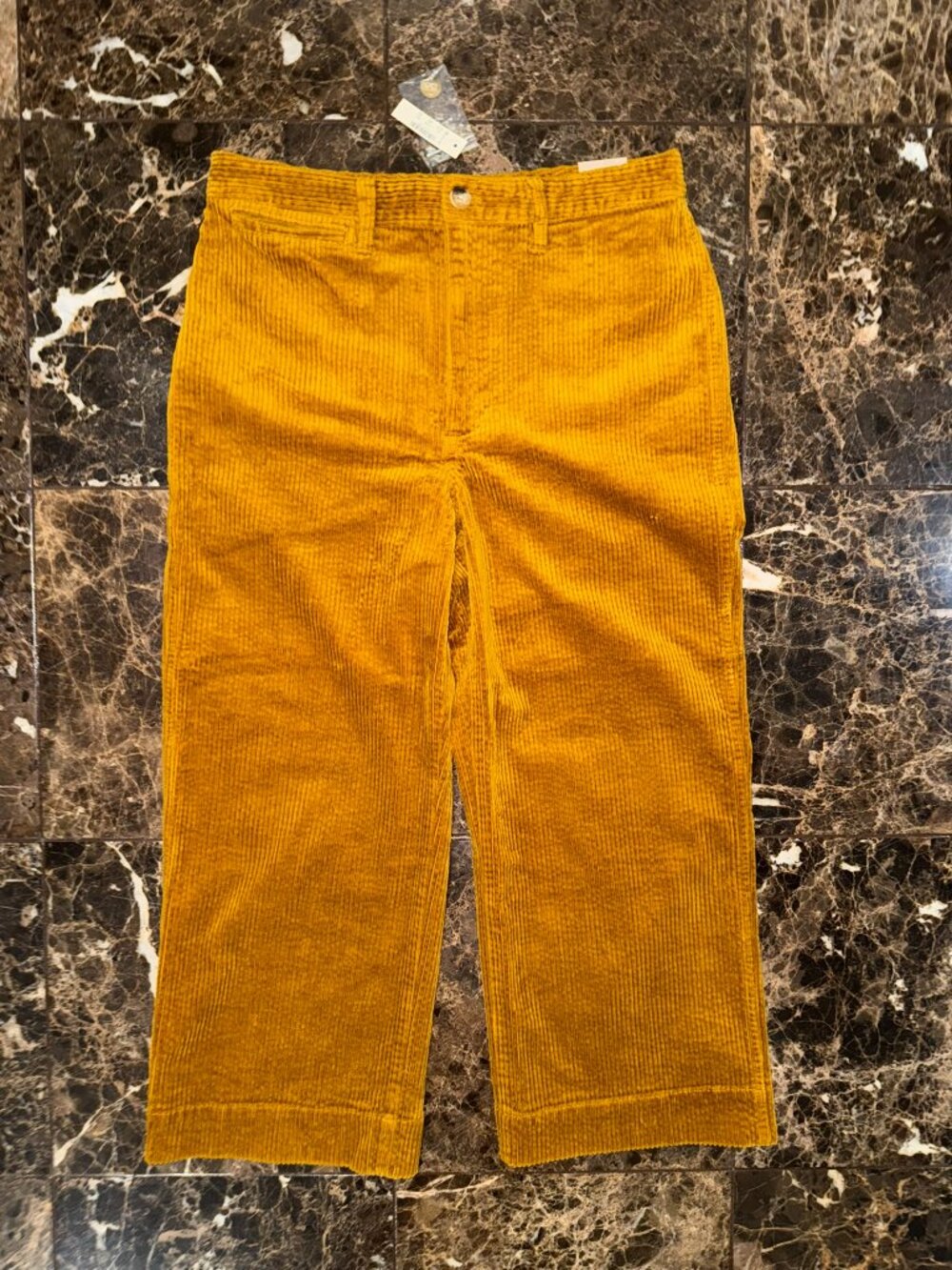 NWT Madewell Emmett Wide-Leg Crop Corduroy Pants